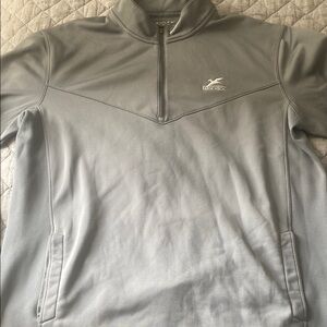 Gray Half-Zip Pullover